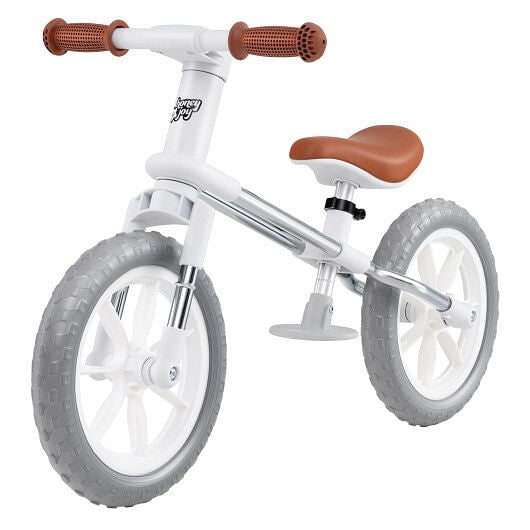 12 Inch Balance Bike with Adjustable Seat and Rotatable Handlebar-Green-4