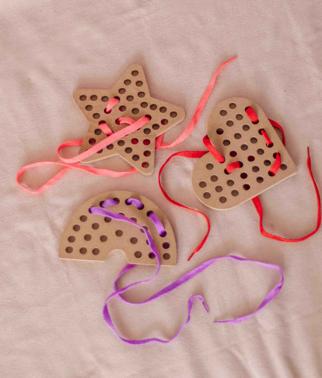 Lacing Toy \ Rainbow-4