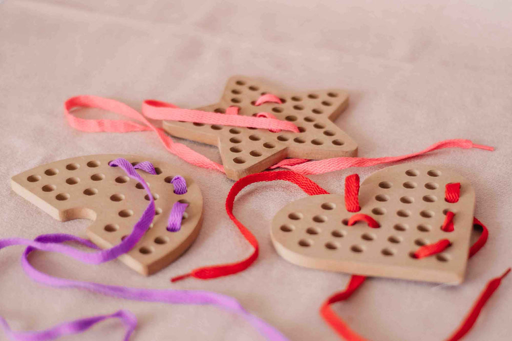 Lacing Toy \ Rainbow-3