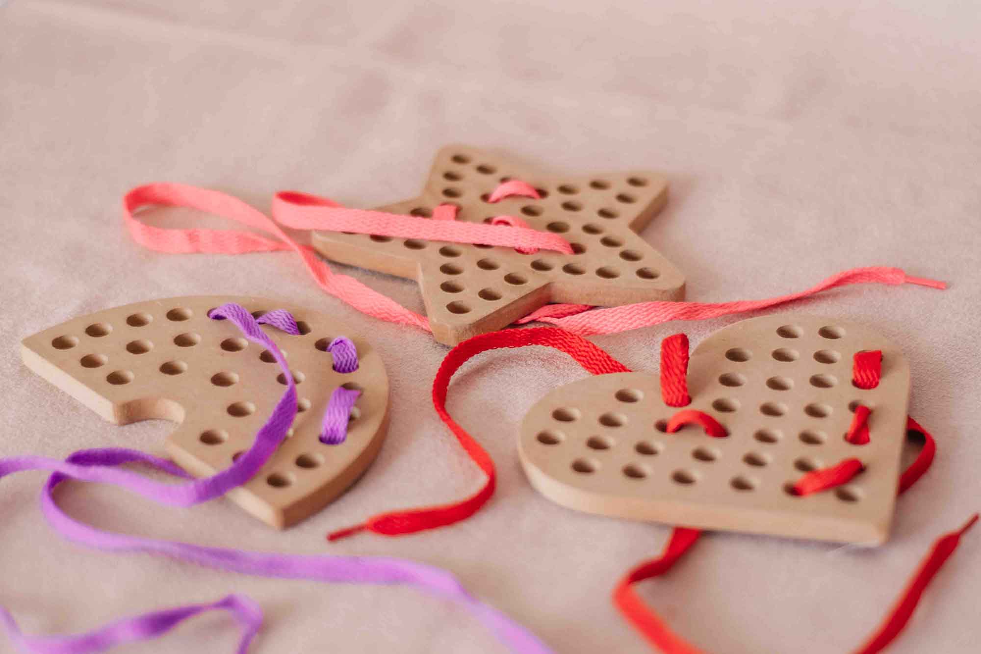 Lacing Toy \ Rainbow-3
