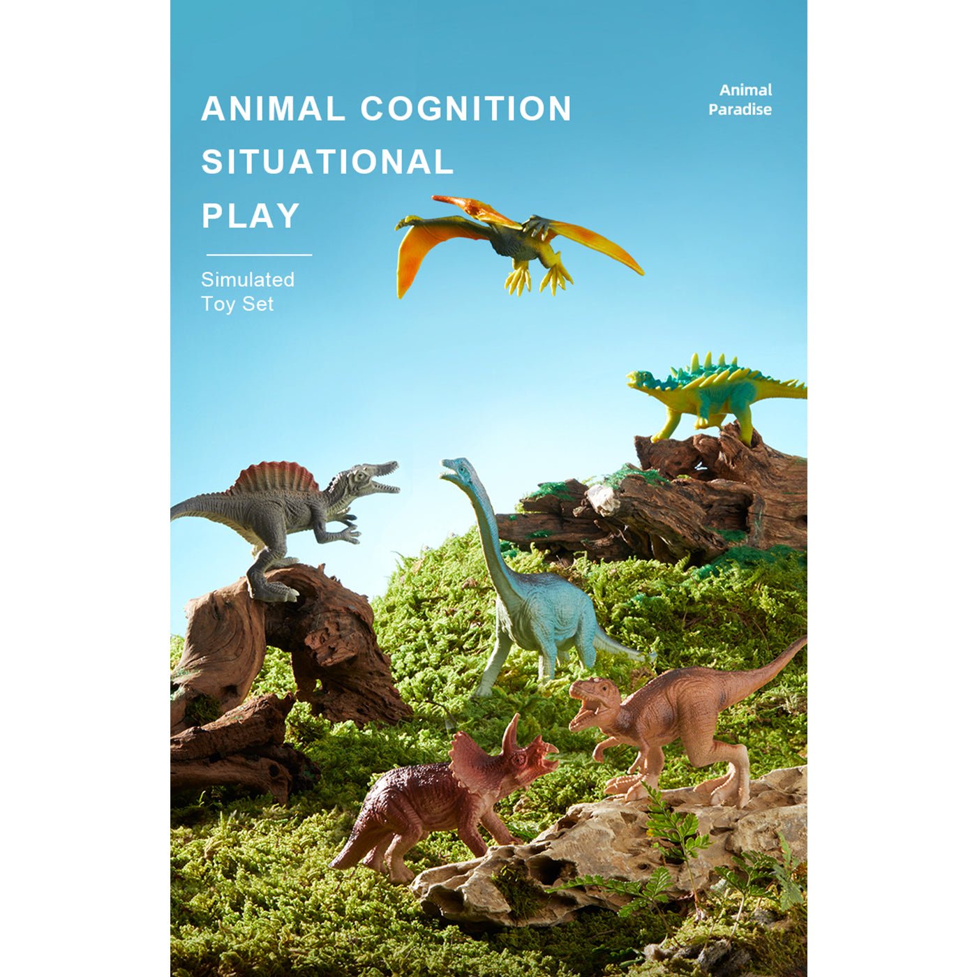 Simulation Toy Set - Dinosaur World-4